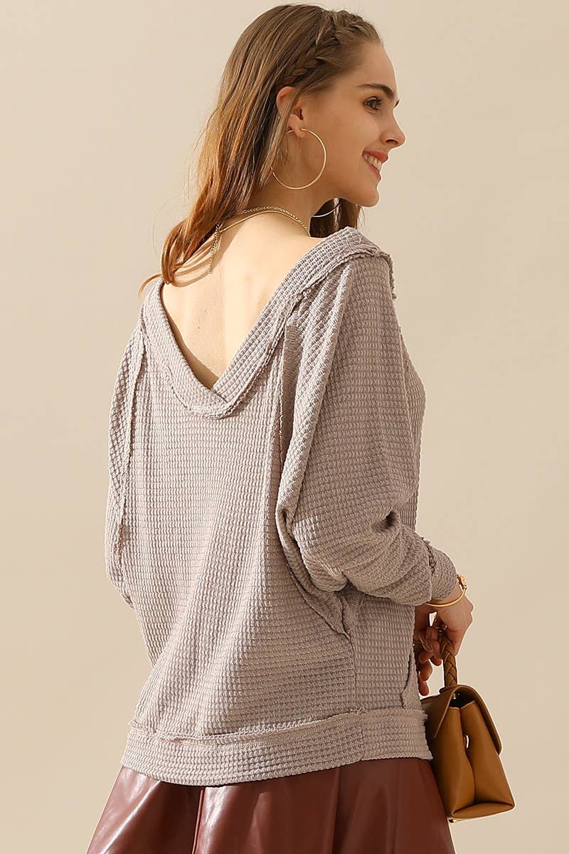 NINEXIS - Wholesale Knit Top - Women's - CWTTL723-P-M_BOAT NECK POCKETED PULLOVER SWEATER KNIT TOP8