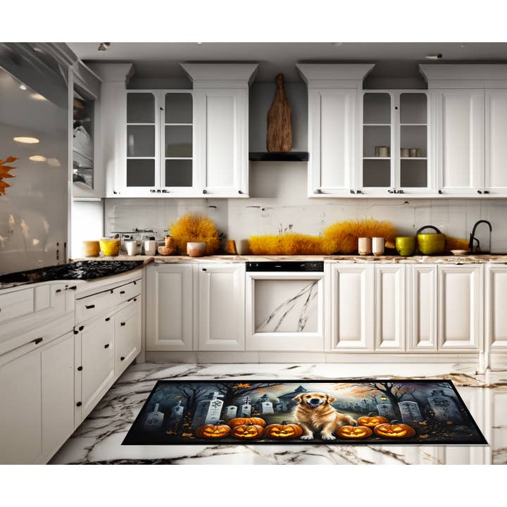 Tapis de course Golden Retriever Spooky pour Halloween 28 x 58 DAC2042H pour la vente par Caroline's Treasures