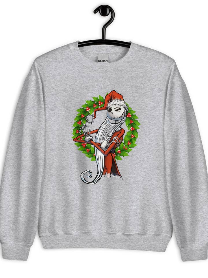 Jack sweatshirt, Christmas for wholesale by El loco del Pelo Rizo