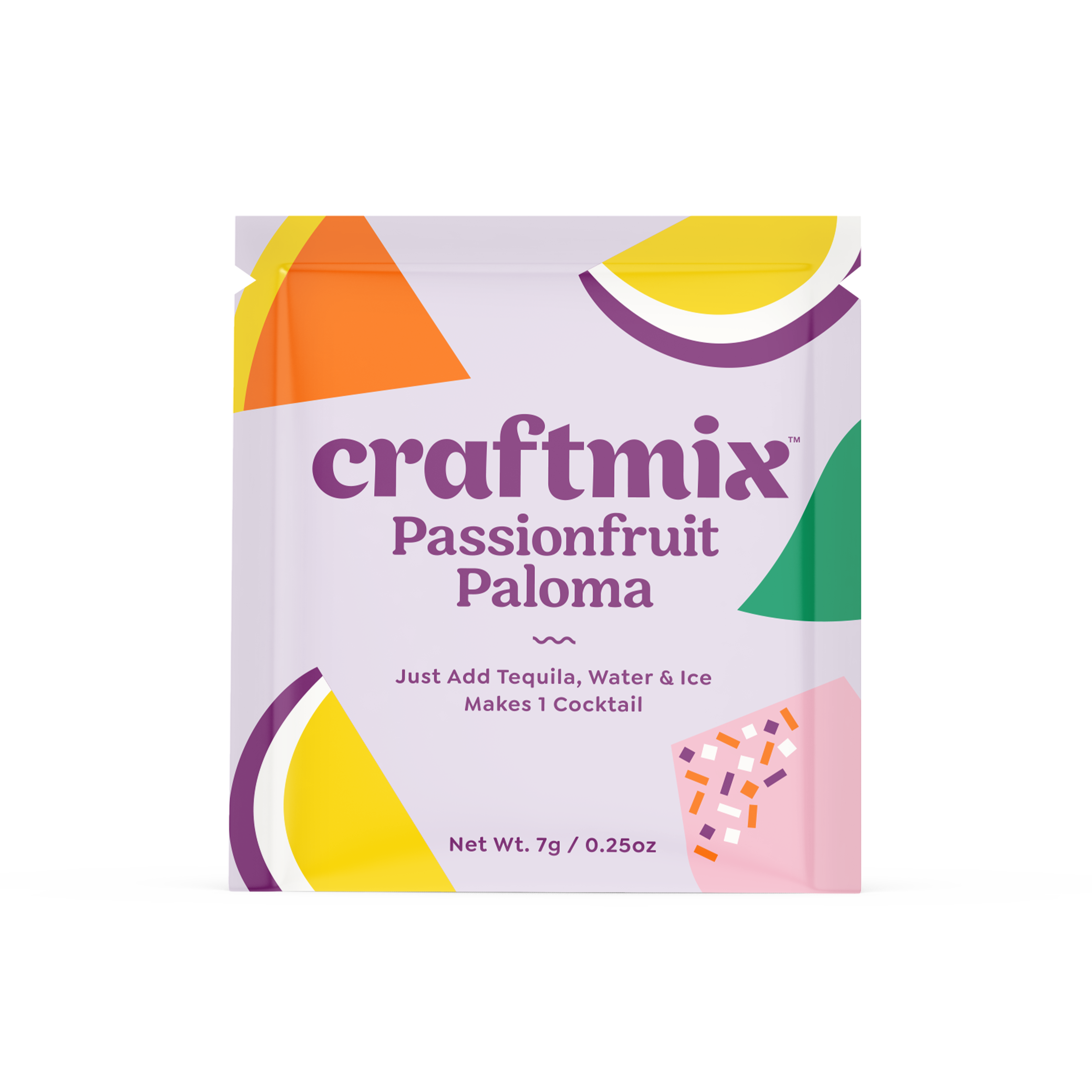 Craftmix - Wholesale Cocktail Mix/Syrup - Passionfruit Paloma Mixer - Single Packets / Caddy Refills1