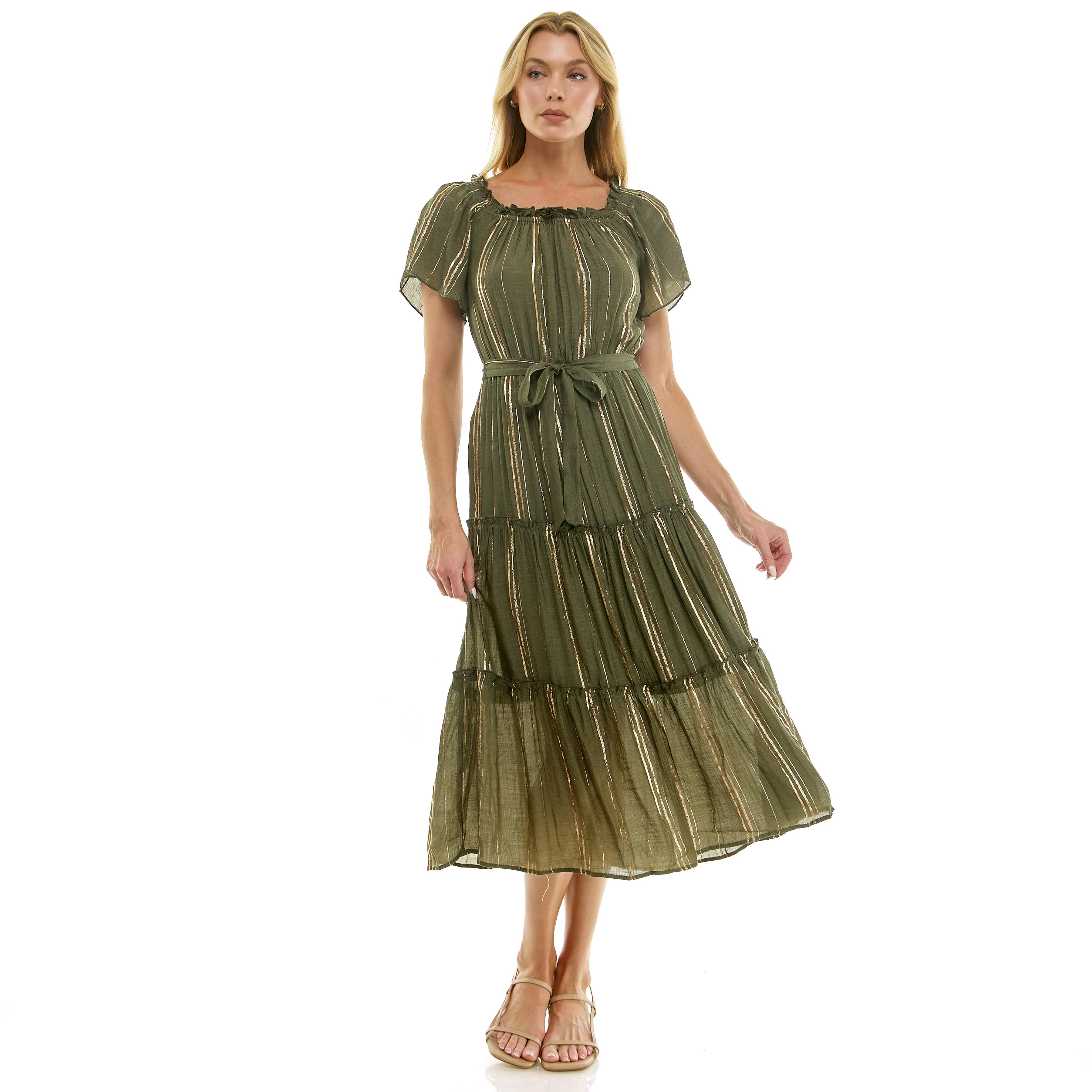 Winslow Collection - Wholesale Dress - Women's - WINSLOW GLEAM TIERED MAXI DRESS17