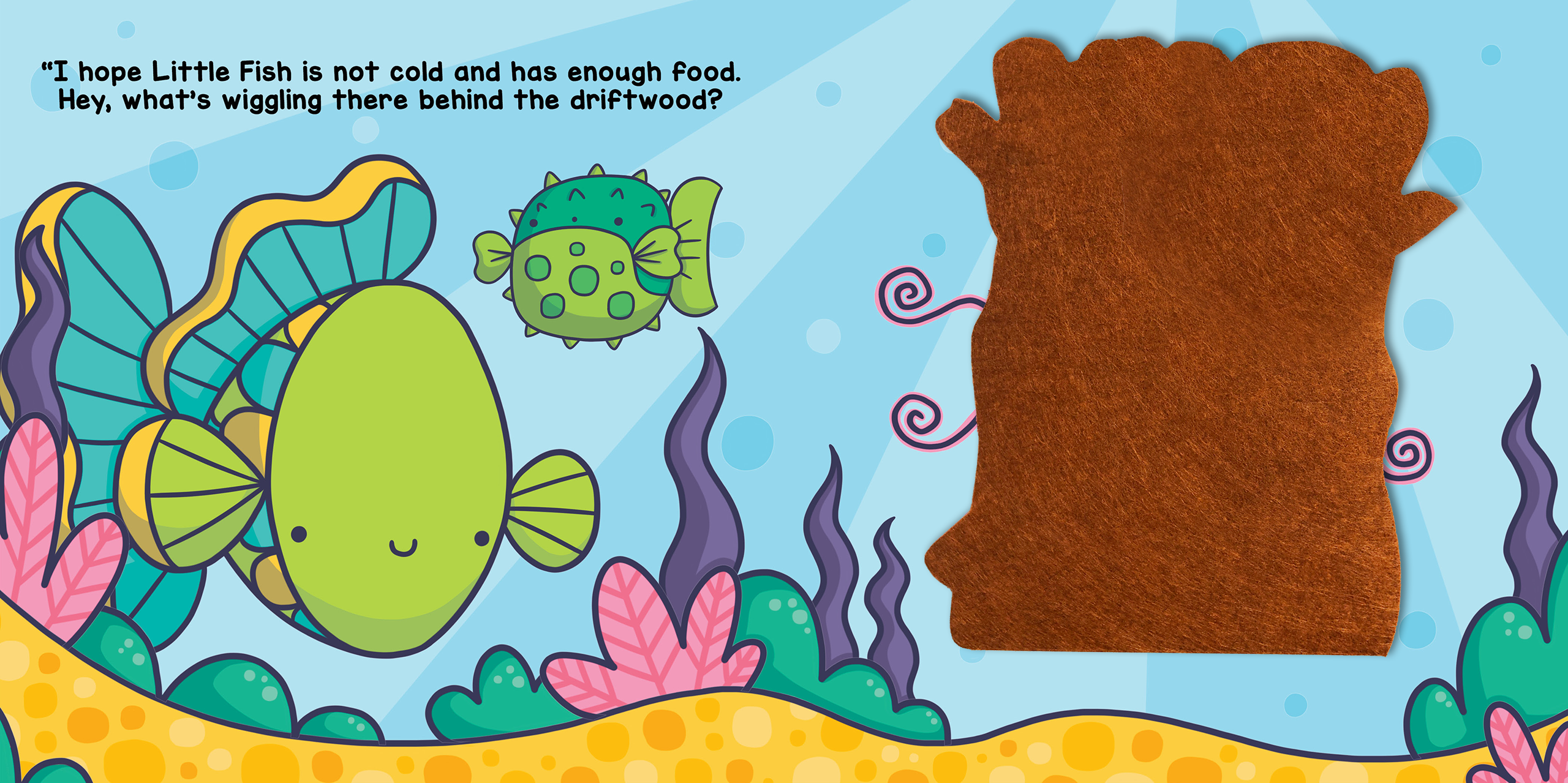 Little Hippo Books - Wholesale Baby & Toddler Book (0-2) - Peek and Seek- In the Ocean  -With Lift-the-Flap Felt Pieces3