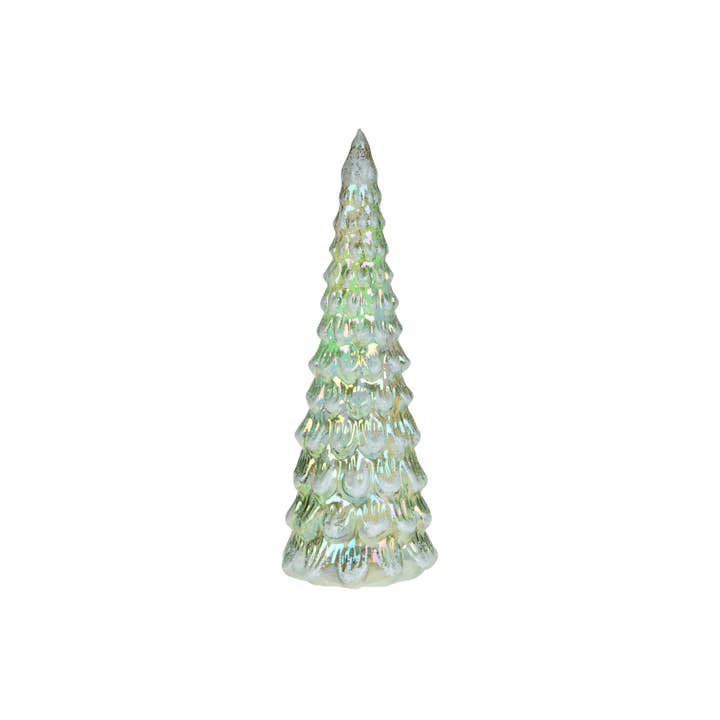 Christmas Tradition - Wholesale Artificial Christmas Tree - 11.5" Green Glass LED Christmas Tree1