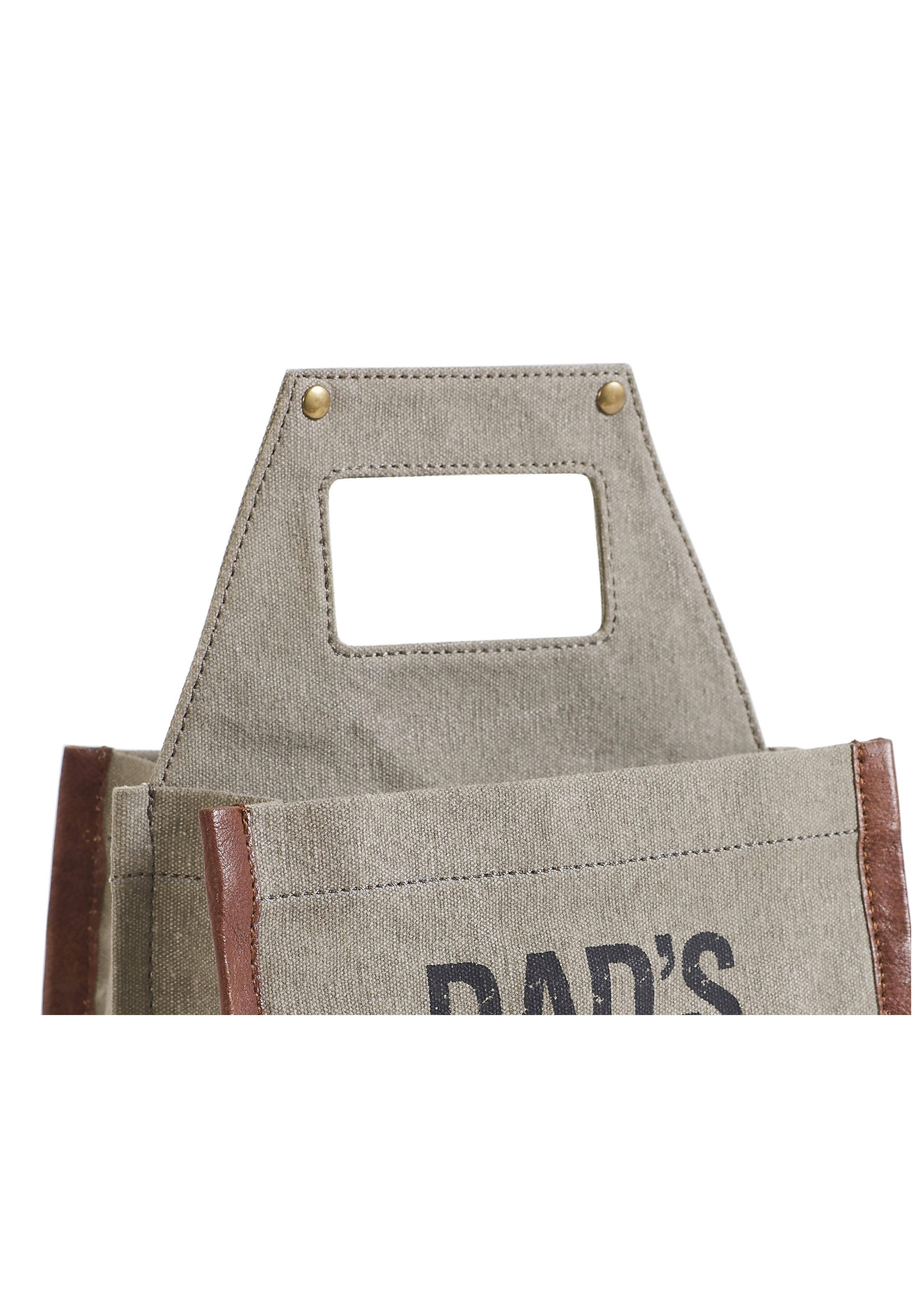 Mona B. - Vente Porte-bouteilles de bière/vin - Caddy à bière/vin en toile recyclée de Papa3