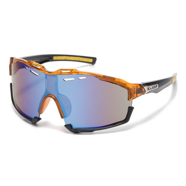 Sunrayzz Imports - Wholesale Sunglasses - Men's - Xloop Sports Wrap Shades x37012