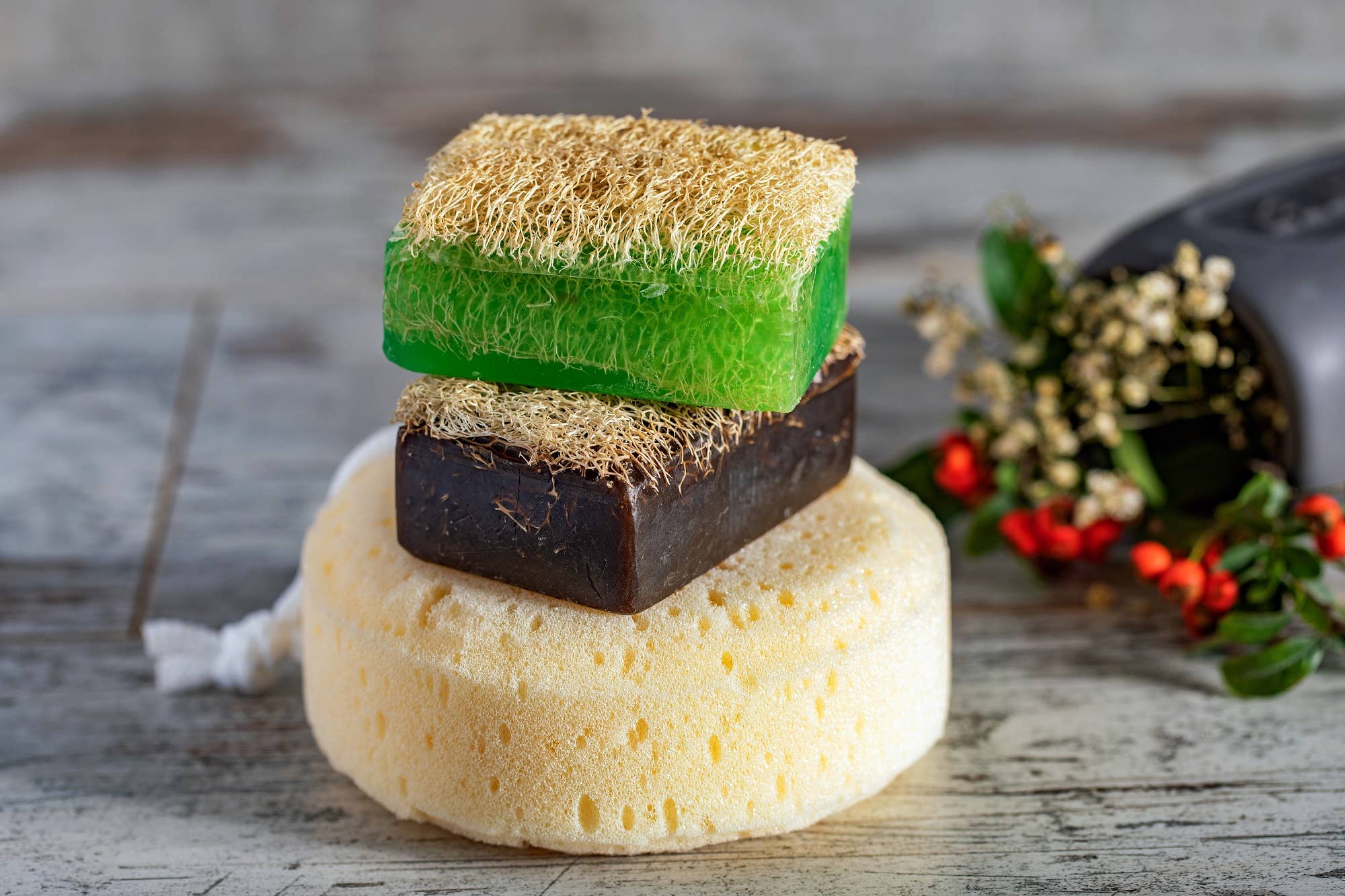 SABUN CO. - Wholesale Zeepblok - Natuurlijke handgemaakte Loofah-zeep14