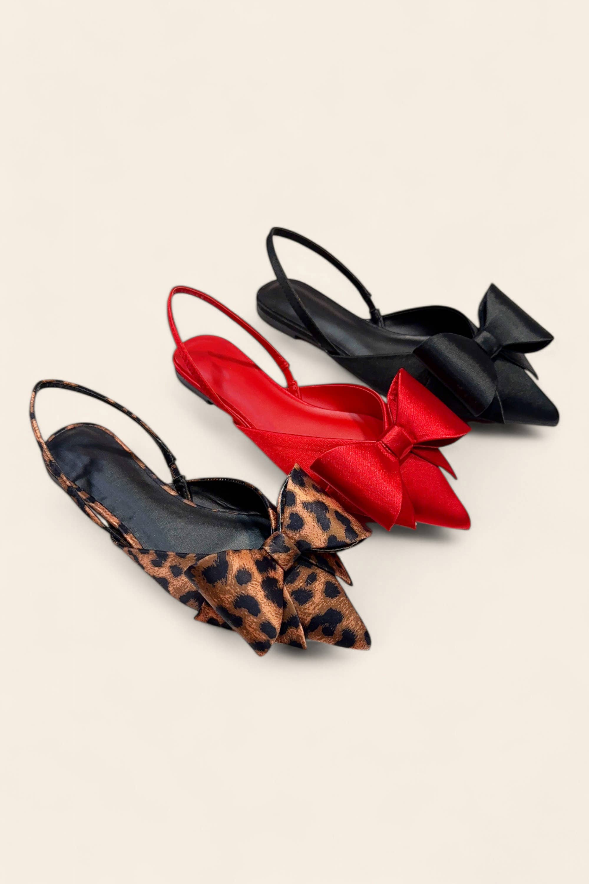 CCOCCI - Wholesale Flats - Women's - RATIONAL-22 SATIN BOW FLAT2