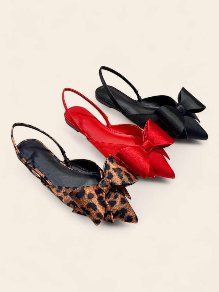 CCOCCI - Wholesale Flats - Women's - RATIONAL-22 SATIN BOW FLAT2