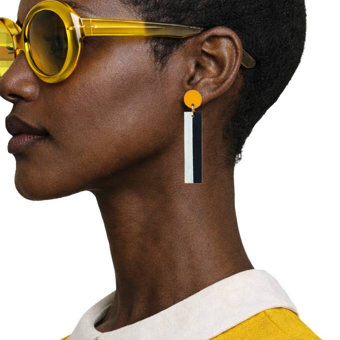 Exclamation Lightweight Statement Earrings | Pineapple for wholesale by SCOTCHBONNET!