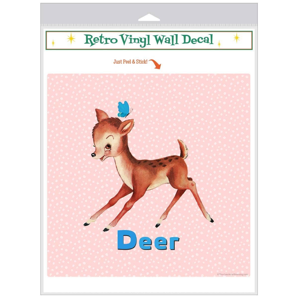 RetroPlanet – wholesale Wall decal/stickers – Cute Baby Deer Wall Decal1