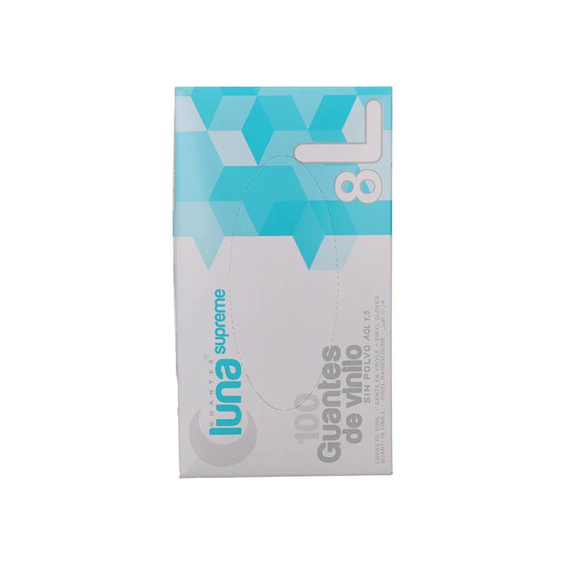 SUBLIME BEAUTY WHOLESALER SL - Wholesale Gloves - Women's - Luna Vinyl Gloves 100 U S/Large Powder0