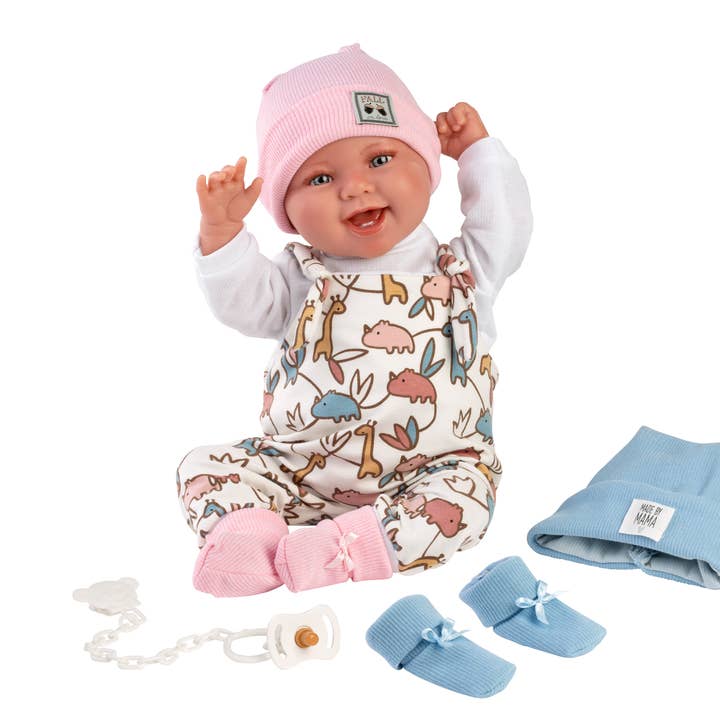 Llorens - Wholesale Doll - Kids - 17.3" Soft Body Laughing Newborn Doll Bobbie0