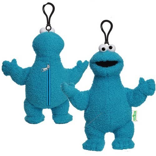 The Zoofy Group , LLC - Wholesale Stuffed/Plush Toy - Kids & Baby - SESAME STREET COOKIE MONSTER 12" PLUSH