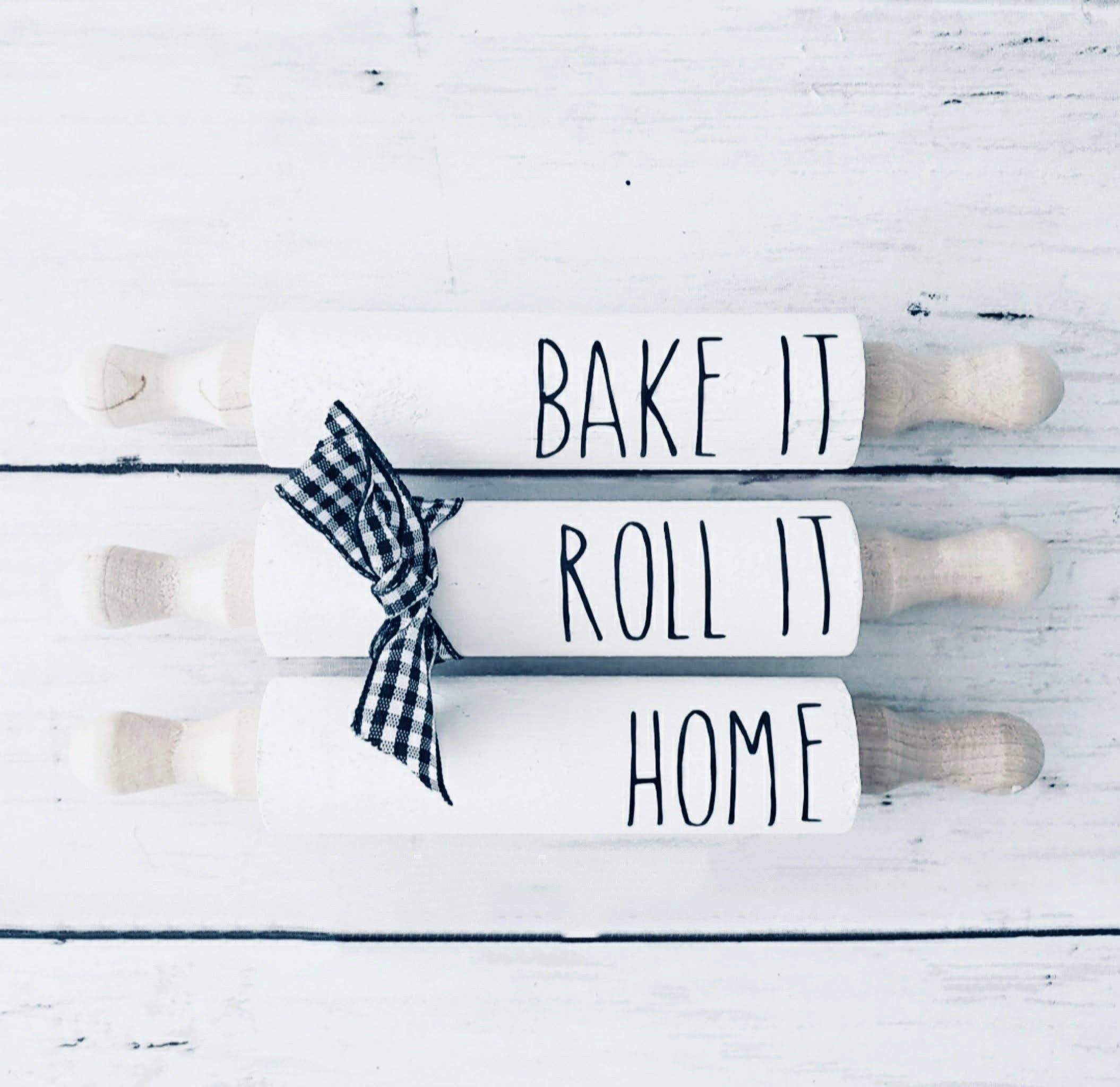 AH Designs 15 - Wholesale Decorative Tabletop Object - 7” Rae Dunn Inspired Mini Farmhouse Rolling Pins2