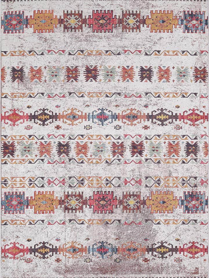 Ethno Expanse maskintvättbar matta för inomhusbruk för wholesale av JUSTRUG