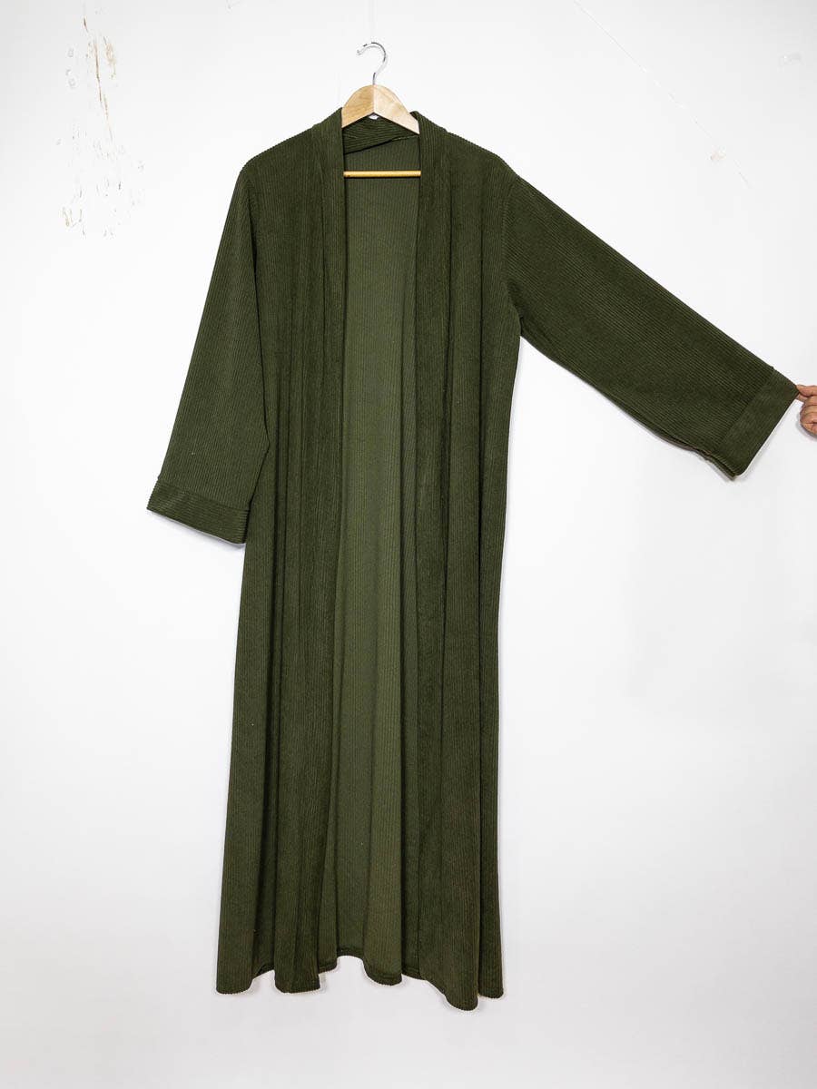 IDEAL OUTFIT - Vente Kimono – femme - Kimono ref:2391-B-velours côtelé1