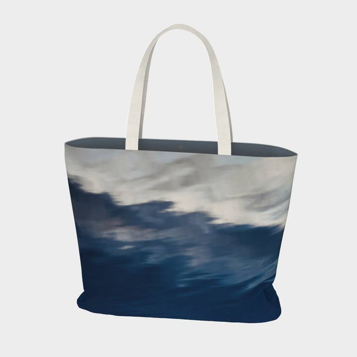 Blue Storm Tote Bag for wholesale by melissa anne COLORS