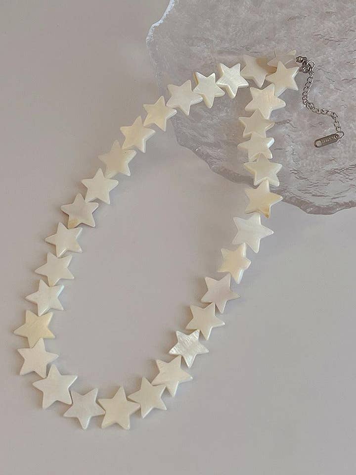 Damesmode Sieraden Zeeschelp Creatieve Ster Halsketting SKAJ041 voor wholesale door Sweetkama
