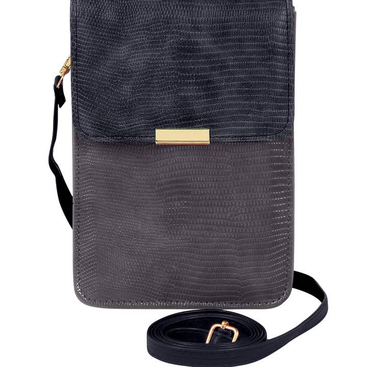 Kaleidoscope Accessories - Wholesale Crossbody Bag - Women's - Crossbody Twotone Armadillo Print Bag, 4 Assorted2