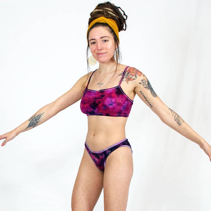 Ondergoedset Pantie+ Bralette | Run for the Roses voor wholesale door Soul Shine Maine