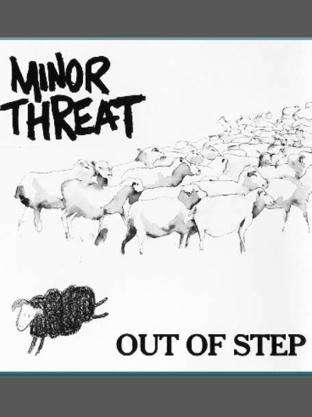 MINOR THREAT, Magnet, Button, OUT OF STEP for wholesale by Ba Ba Buttons