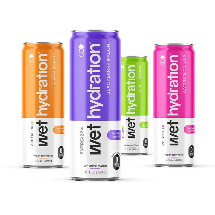 Wet Hydration - Wholesale Flavoured/infused water (non-carbonated) - Variety Pack5