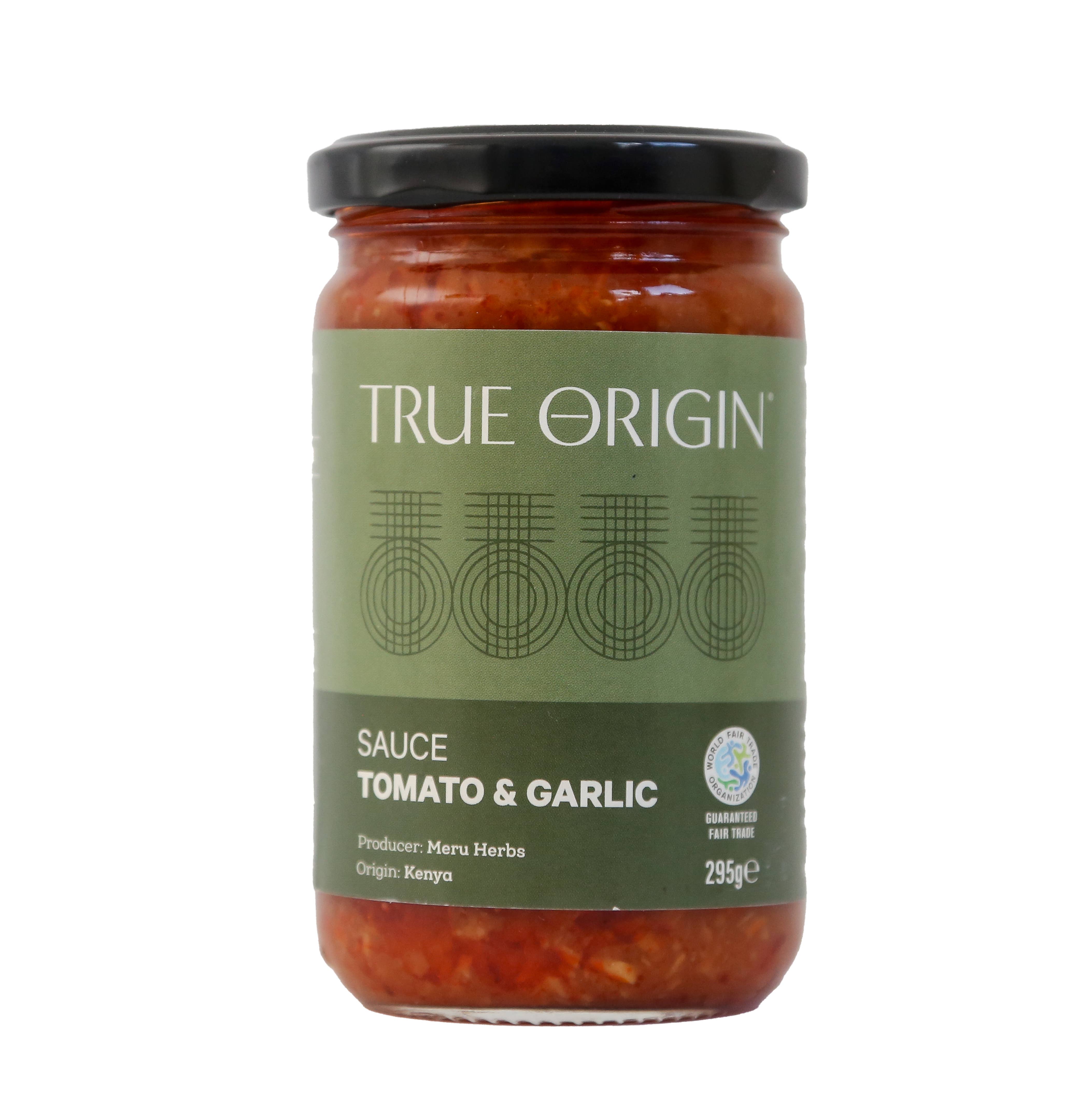 True Origin Foods – wholesale Sauce – Tomato & Garlic Sauce (295g)