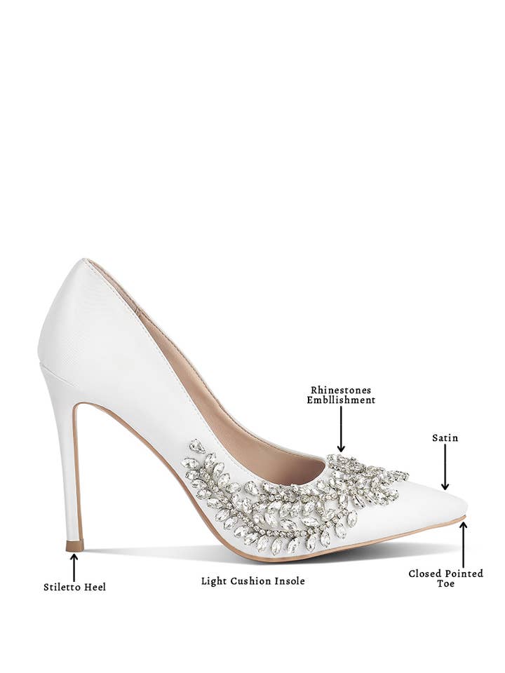 Rag Company - Wholesale High Heels - Women's - Ashlyn Rhinestones Embellished Stiletto Pumps12