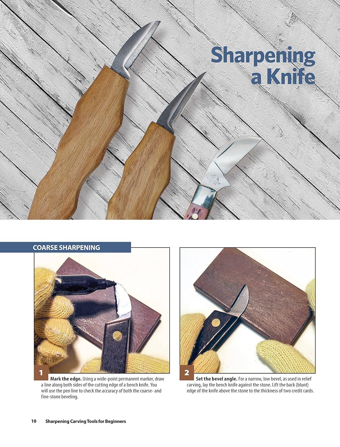 Fox Chapel Publishing - Wholesale Crafts, Hobbies & DIY - Sharpening Carving Tools for Beginners - Care Guide2