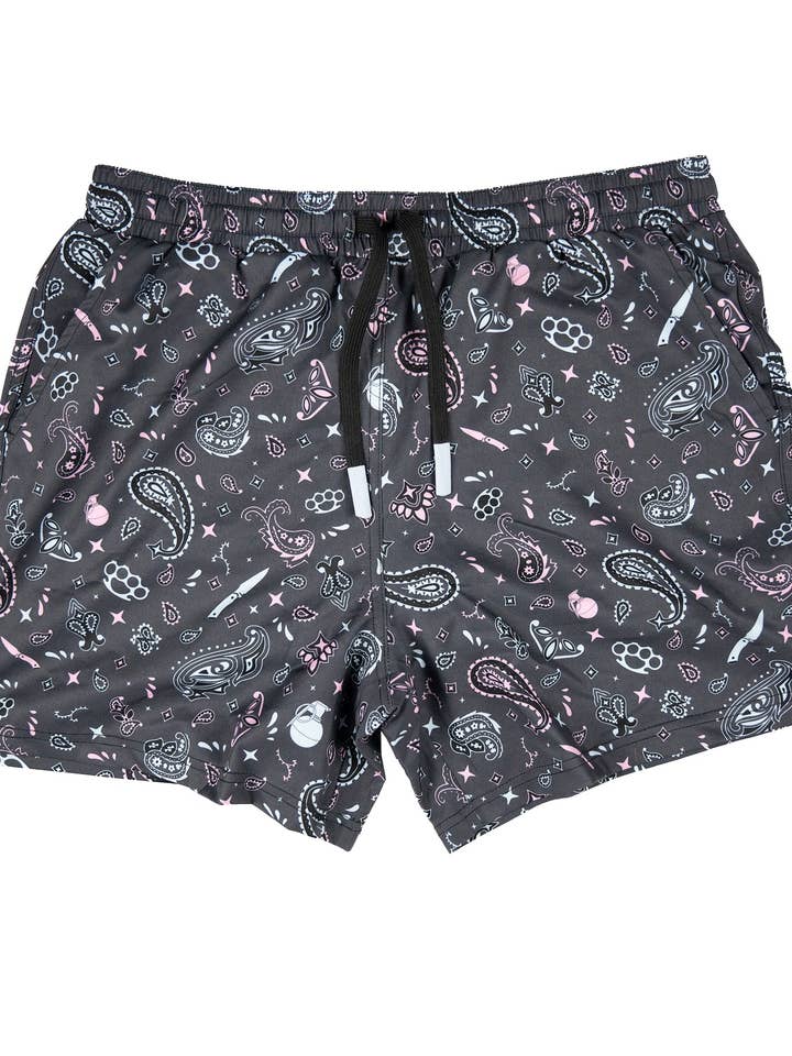 Swim Trunks - Paisley for wholesale by SAVAGE TACTICIANS
