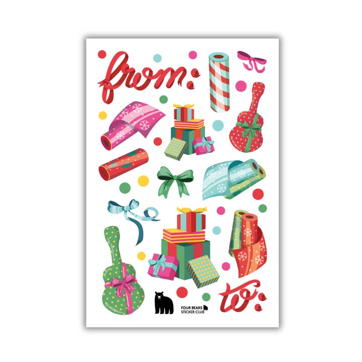 Tout emballé pour la vente par Four Bears Sticker Club