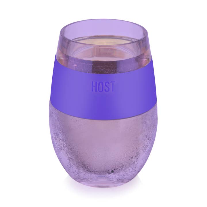 Wine FREEZE™ Cooling Cup Cooling Gel in Translucent Purple for wholesale by HOST