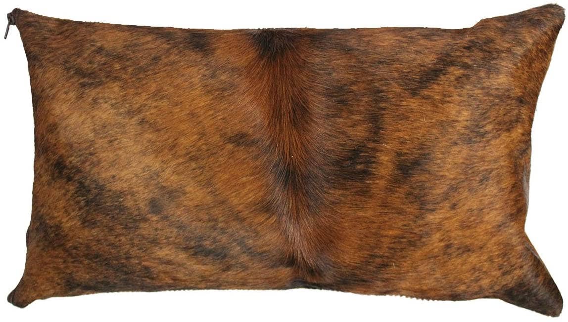 Rodeo – wholesale Prydnadskuddfodral – Naturligt kuddöverdrag i kohud med dubbel sida4