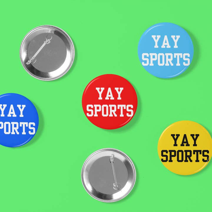 GameDayDrips – wholesale Lapel pin/button – Game Day Button | Yay Sports | Customizable