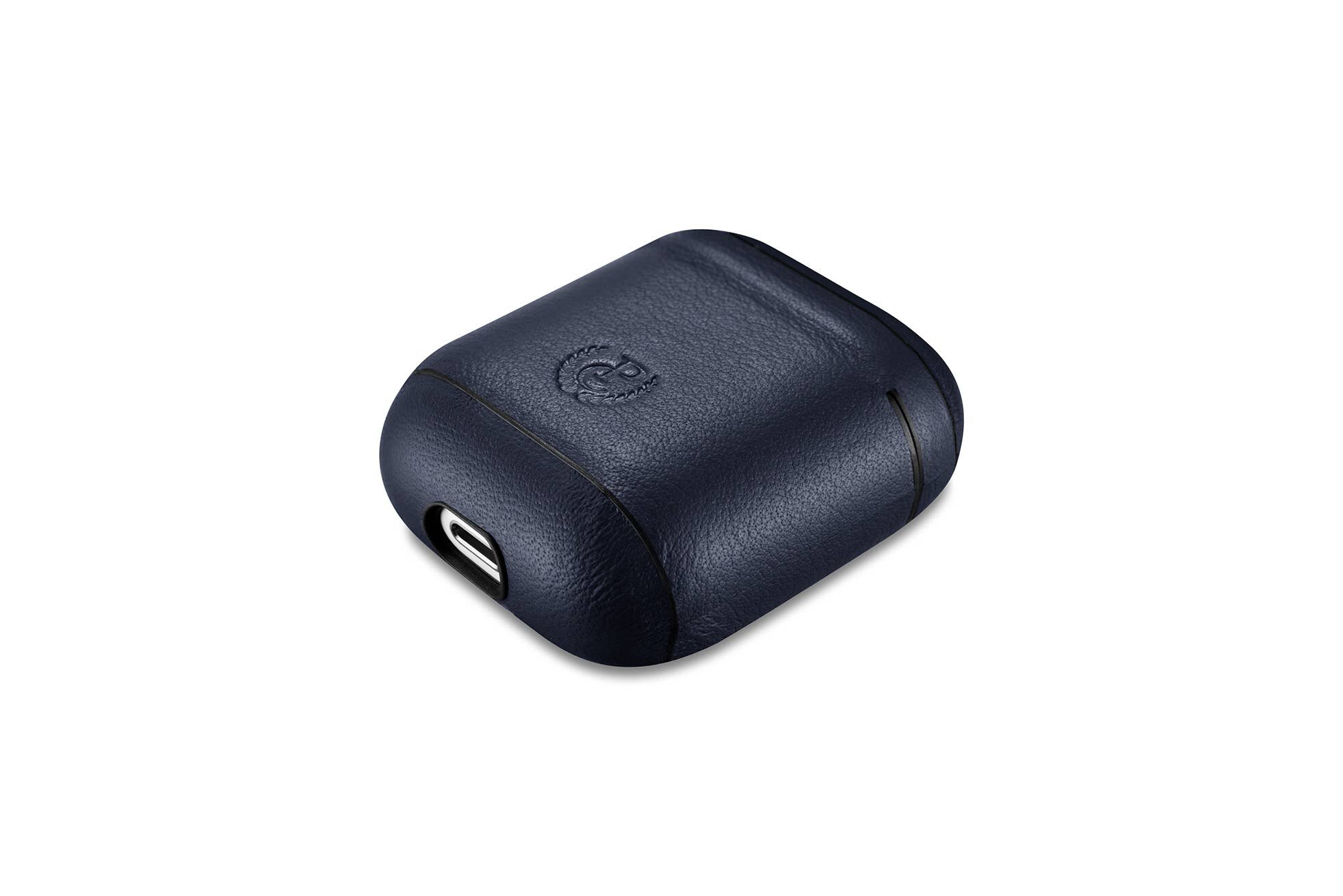 CairPods - Wholesale Earphone/Headphone Case - Unisex - Napa Premium Leather AirPods 2 Case - Navy Blue6