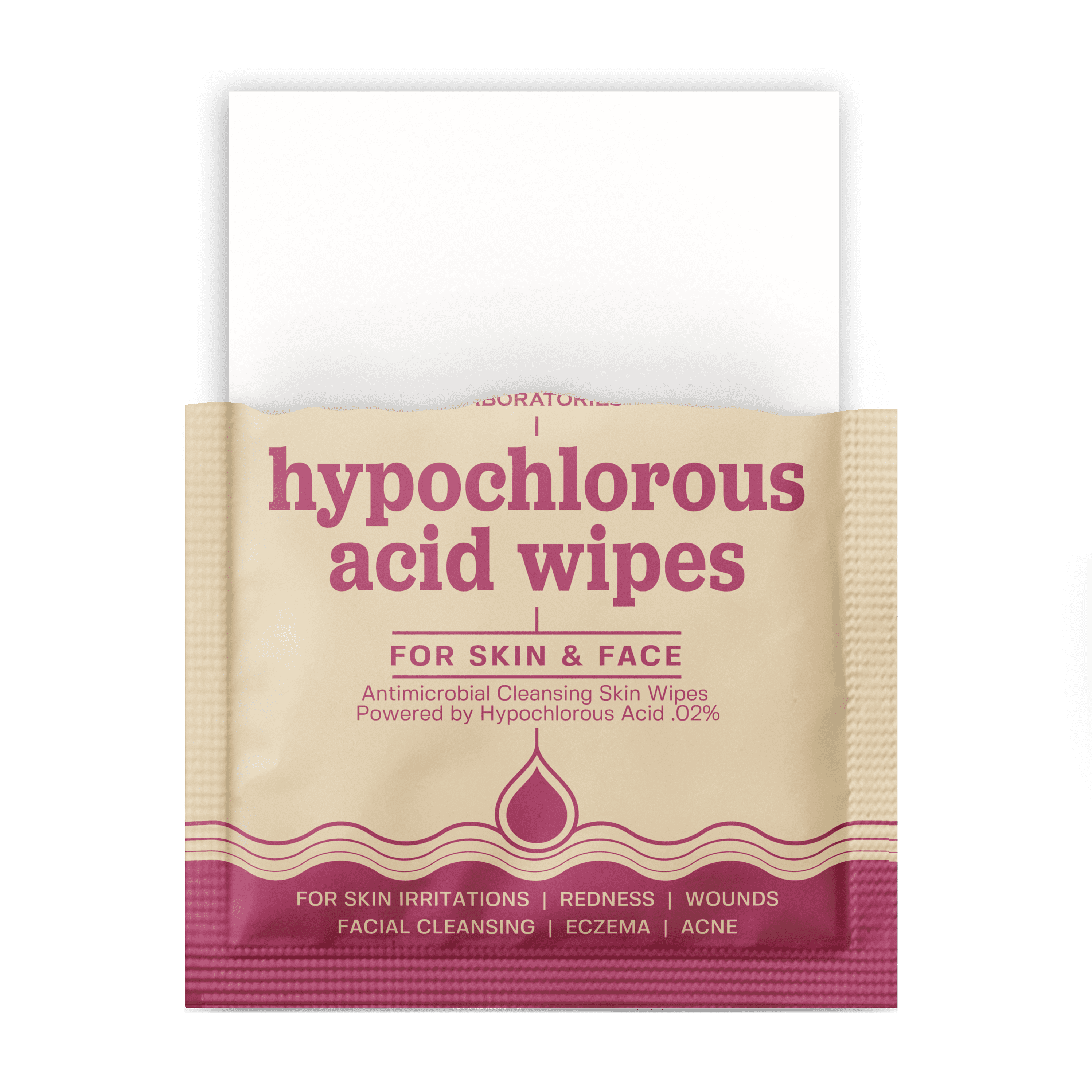 Base Laboratories - Venta al por mayor Toallitas faciales y corporales - Toallitas faciales con ácido hipocloroso para limpieza de heridas6