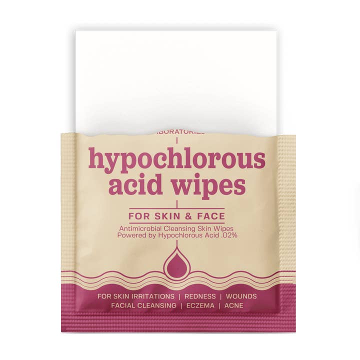 Base Laboratories - Wholesale Face & body wipes - Hypochlorous Acid Facial Wipes - Wound Cleaning Wipes6