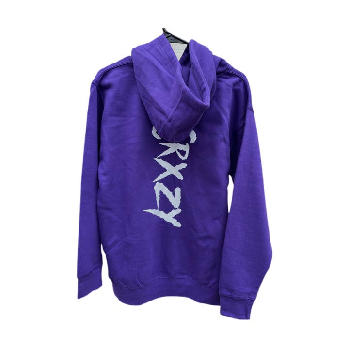 GrindCrxzy -Purple and White Hoodie for wholesale by GrindCrxzy