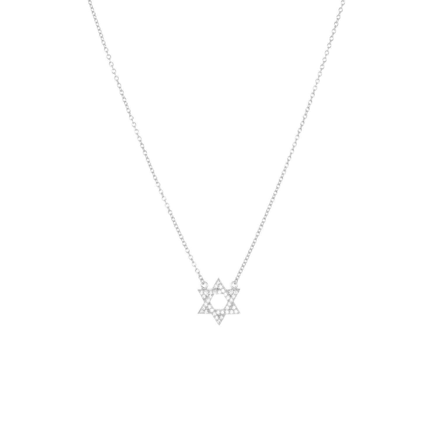 Marlyn Schiff - Wholesale Pendant/Charm Necklace - cz star of david necklace1