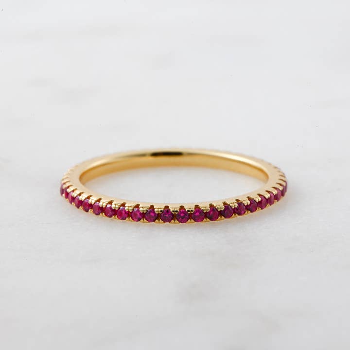 Sami Jewels – wholesale Ring med flera stenar – Ruby evighet Ring