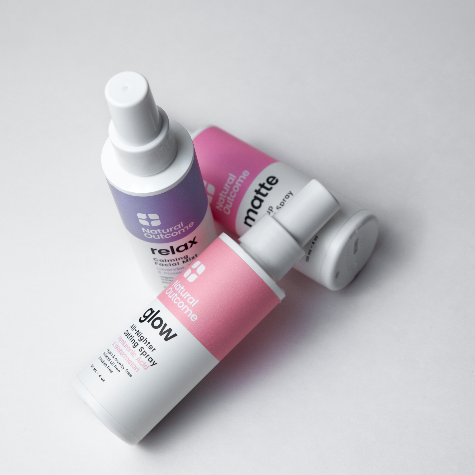 Natural Outcome Skincare – wholesale Face & body mist/water – Face Mist Trio Collection2