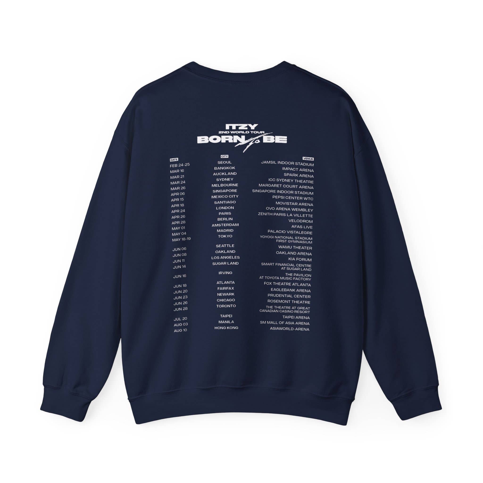 TheKingShirt - Wholesale Graphic Sweatshirt - Women's - ITZY KPOP Tour Inspired Fan Sweatshirt for Midzy Friend0