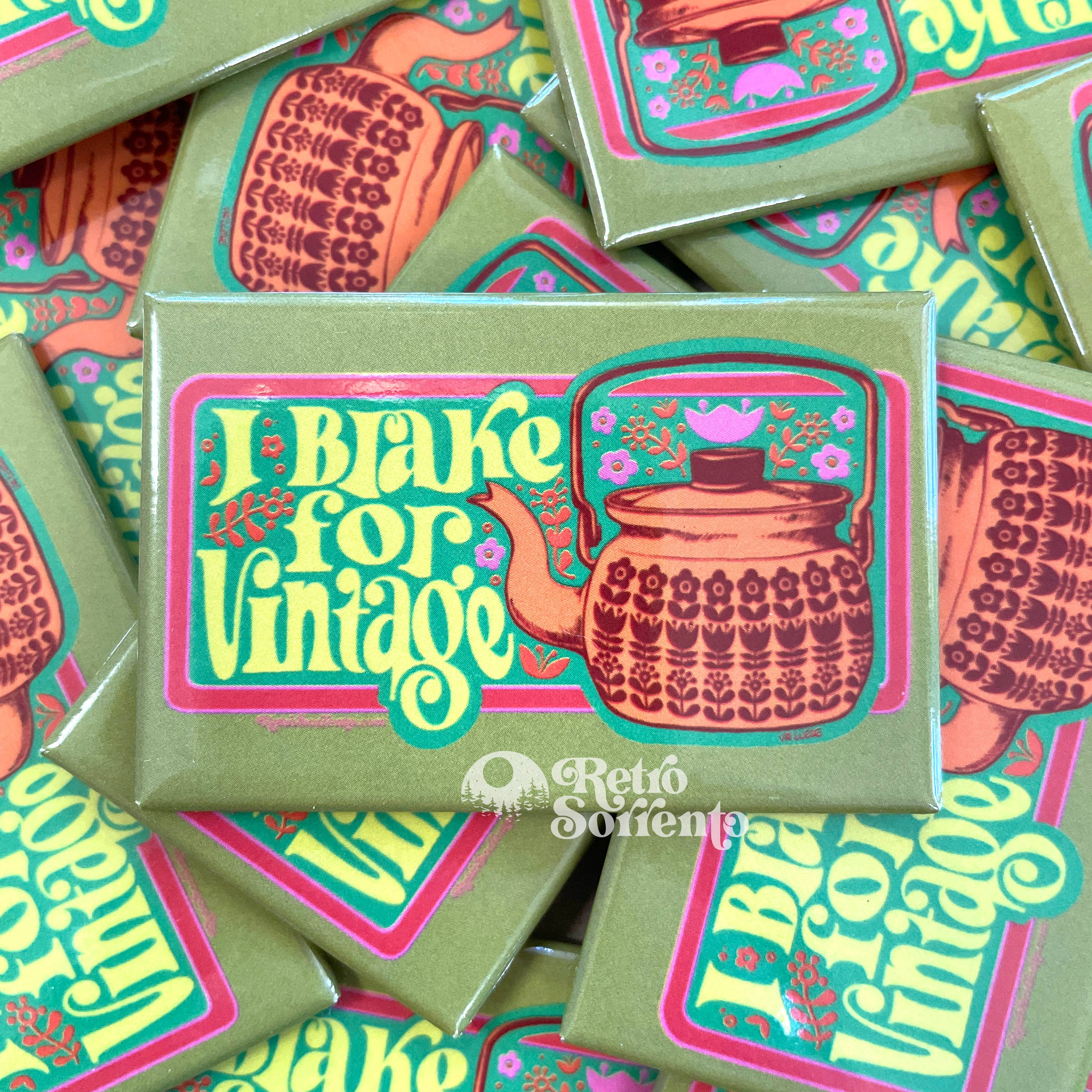 Retro Sorrento – Íman por atacado – Eu Travão para Íman Vintage por Retro Sorrento0