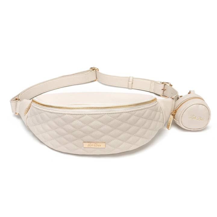 Crossbody Sling Bag | Pearl White for wholesale by Luli Bebe
