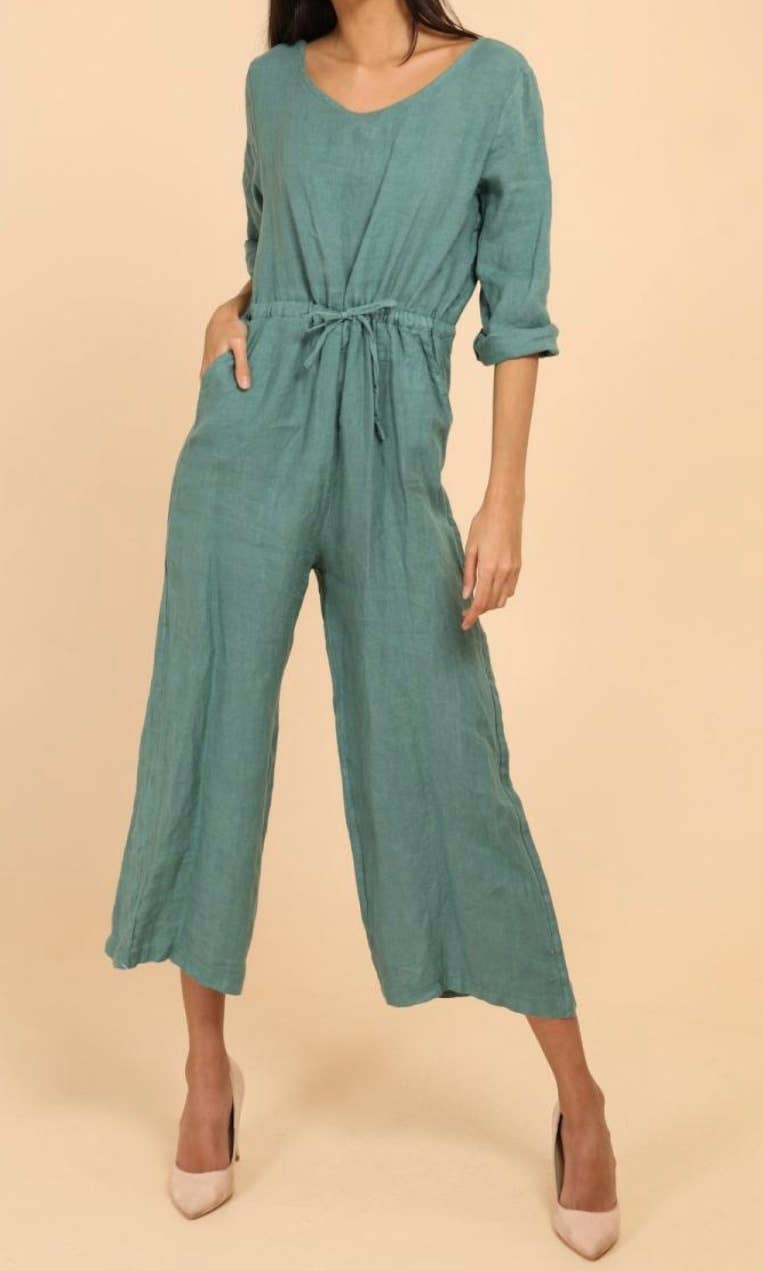 LÉA & LUC – wholesale Jumpsuit - Dam – Damoverall i 100% linne REF.716323
