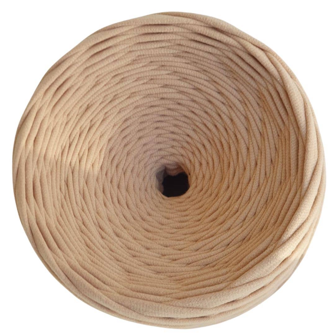 LEANNA YARNS - Vente Fils à tricoter - Fil beige LEANNA pour t-shirts, 100-110 m, prêt à l'expédition2