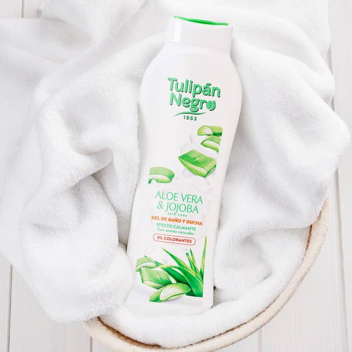 TILUPAN NEGRO SHOWER GEL ALOE VERA & JOJOBA 650ML for wholesale by Kcosmetique