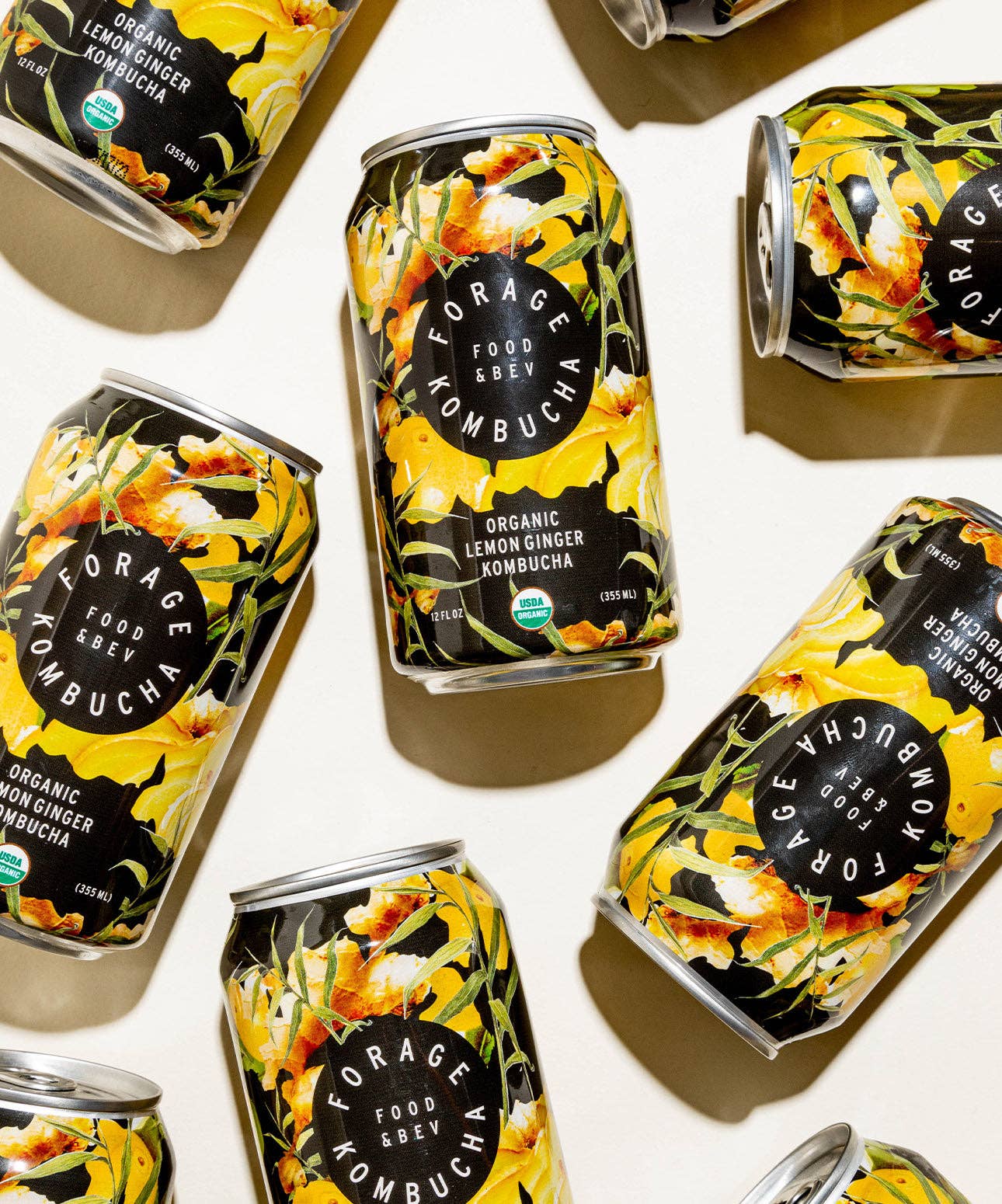 Forage Kombucha - Wholesale Kombucha - Lemon Ginger Kombucha3