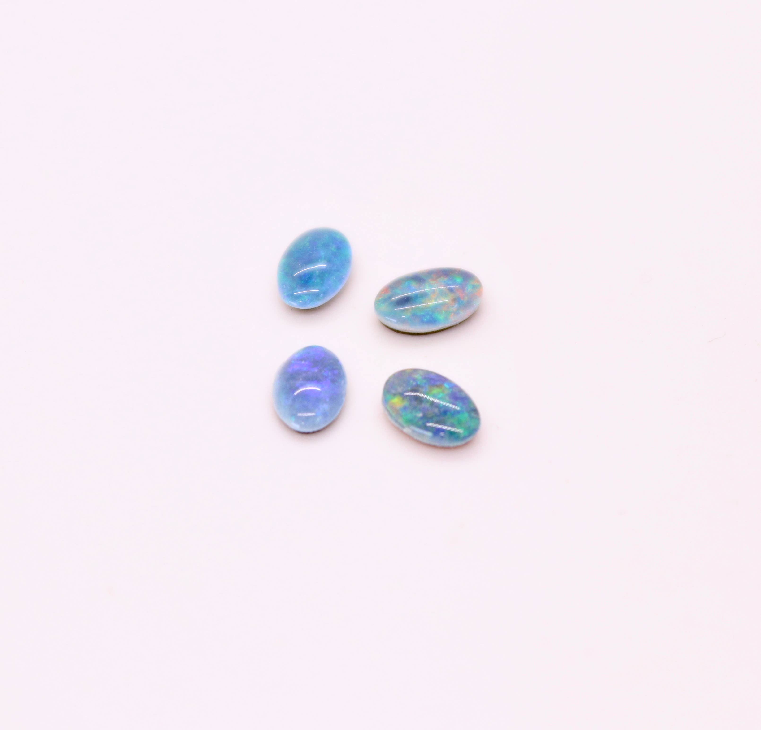 Esme - Wholesale Single Stone/Solitaire Ring - Opal Gemstone Ring in 14k Gold on Sterling Silver Band

3