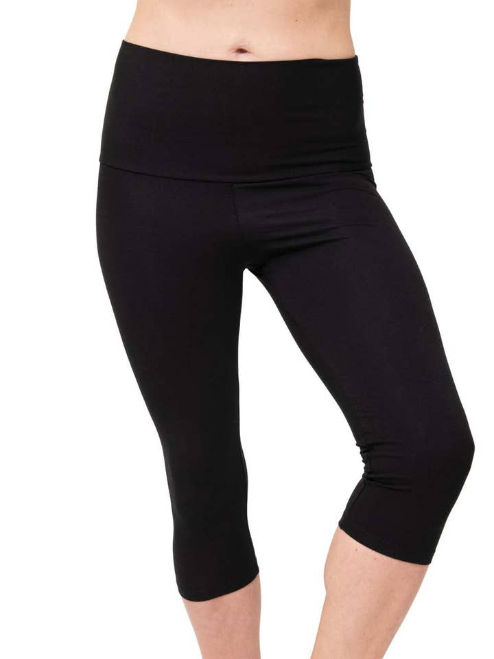 Ananda 3/4 Leggings for wholesale by Dakini Arts & Apparel
